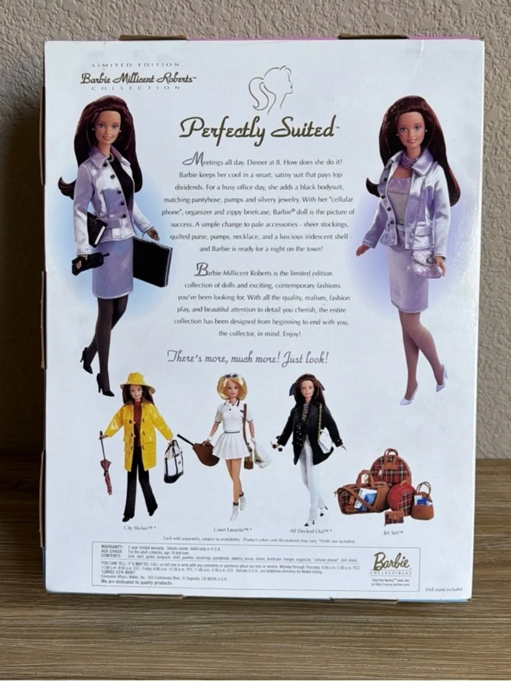 Mattel 1997 Barbie Millicent Roberts Collection Perfectly Suited Doll 17567